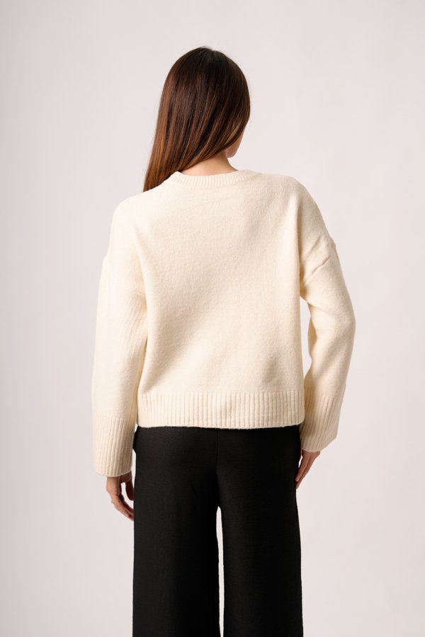 Sweater manga ancha con lentejuelas "MATILDE"