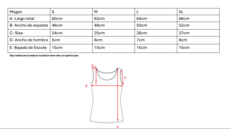 Musculosa con gota broderie punto flor "MOGAN" - Imagen 5