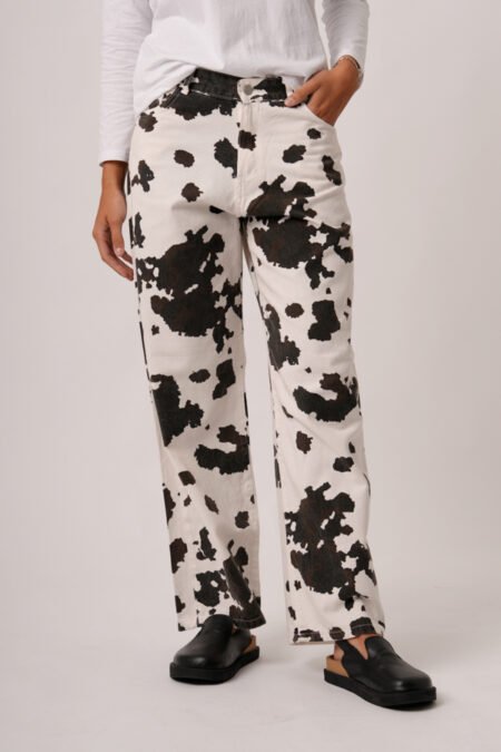 Pantalon ancho gabardina "MOLLY"