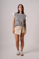 Musculosa merlina raya mediana mangas poplin "RALO"