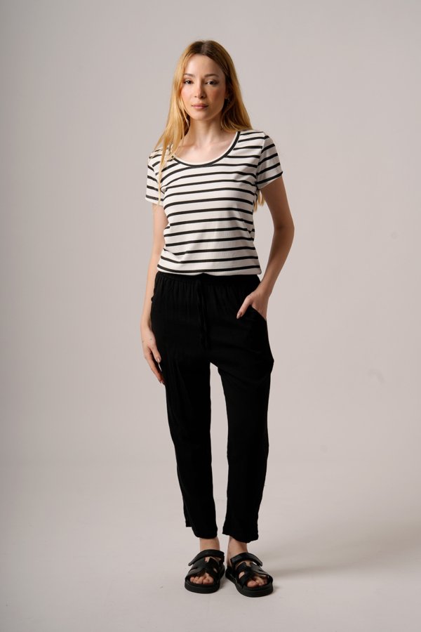 Remera merlina raya gruesa "RITA"