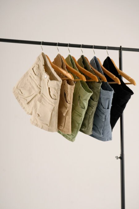 Short cargo gabardina "SOL" - Imagen 2