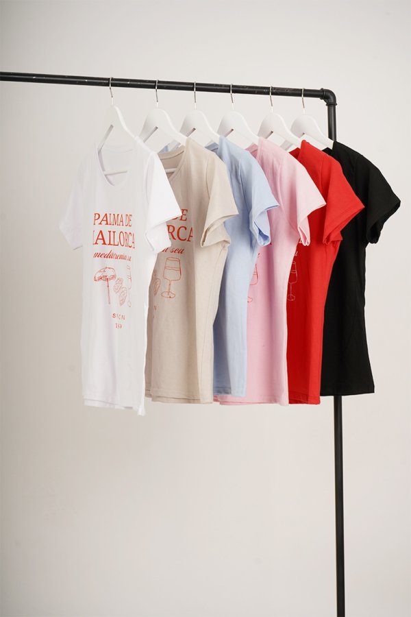 Remera algodon jersey peinado "SPAIN"