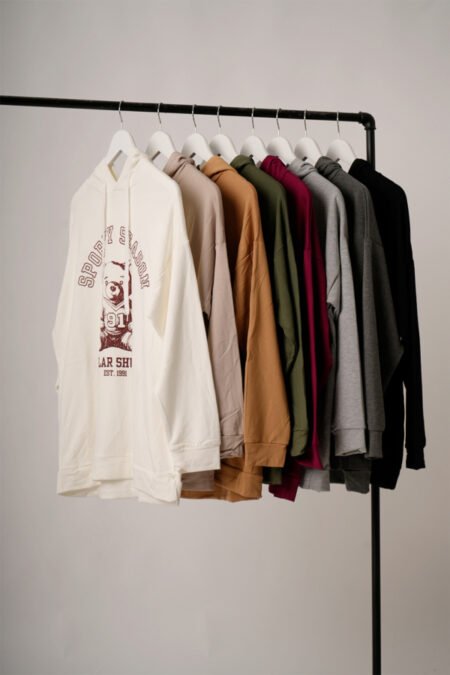 Maxibuzo rustico frizado con capucha "SPORTY" - Imagen 2