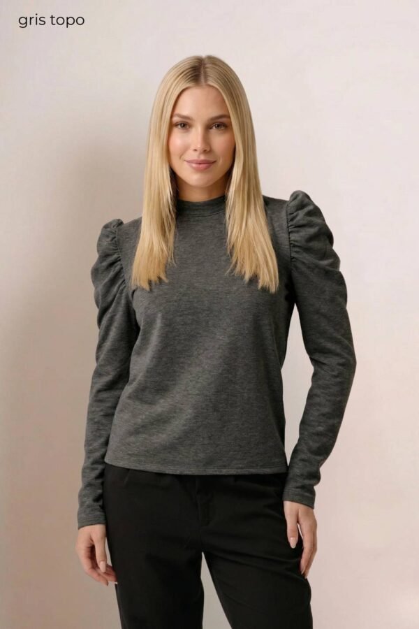 Buzo rustico frisado manga princesa "SHARONCITA"