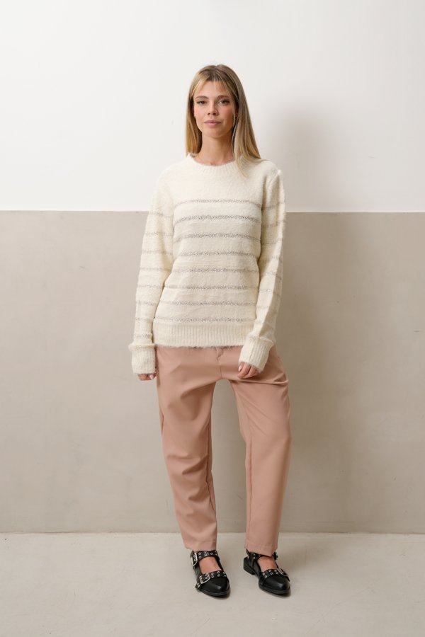 Sweater rayado lurex "TIJUANA"