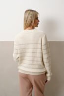 Sweater rayado lurex "TIJUANA"