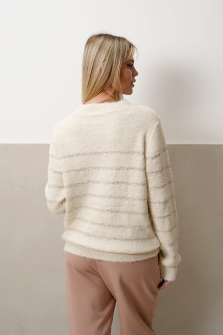 Sweater rayado lurex "TIJUANA" - Imagen 4