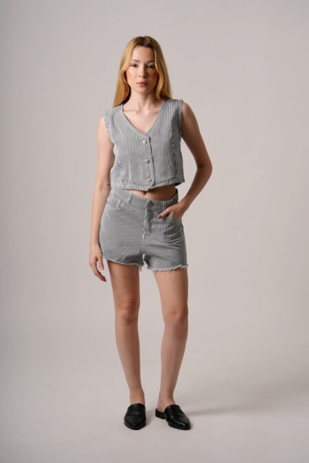 Chaleco gabardina rigida "TRECCA" - Imagen 3