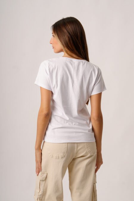 Remera manga corta jersey peinado "UNIVERSITY" - Imagen 4