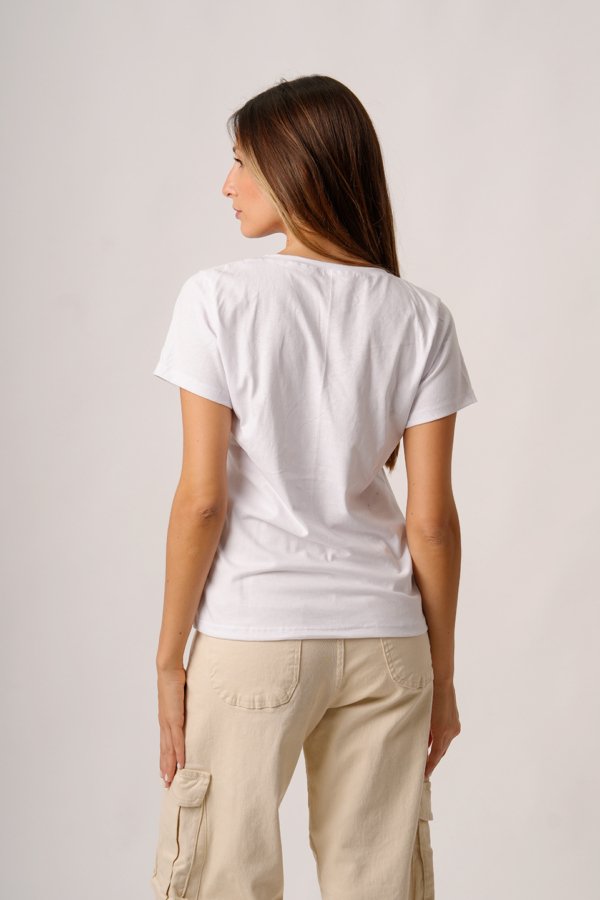 Remera manga corta jersey peinado "UNIVERSITY"
