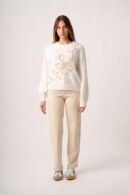 Sweater 1 flor con tachas "VALENTINA"