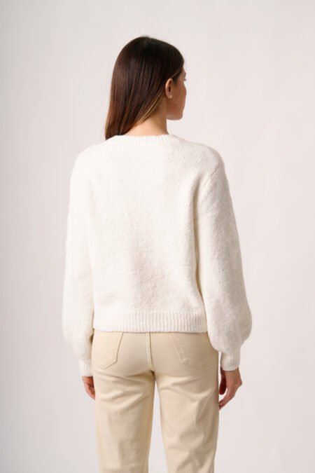 Sweater 1 flor con tachas "VALENTINA" - Imagen 4