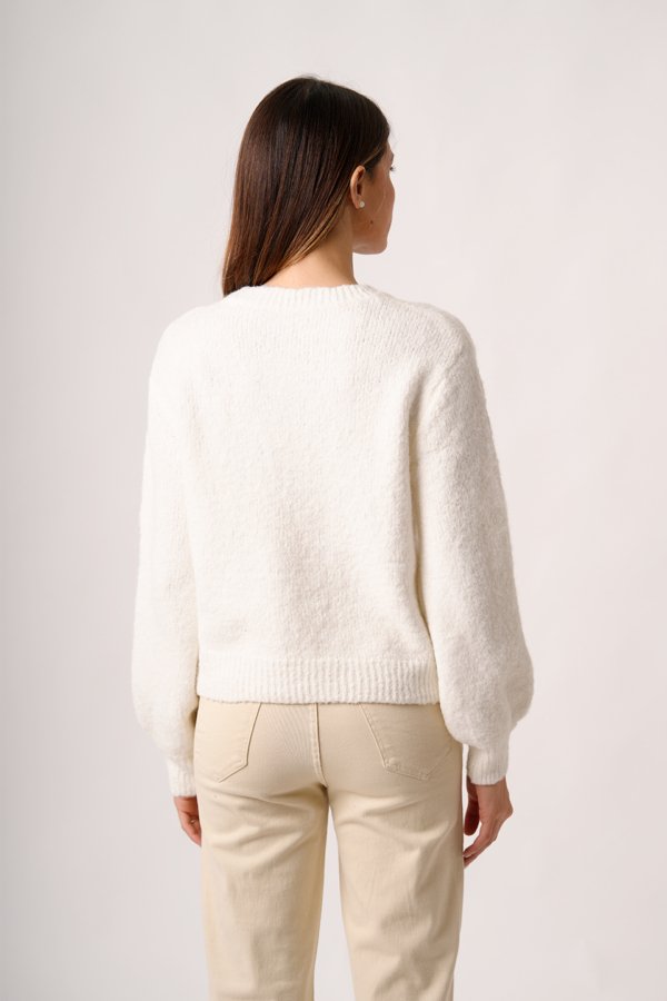 Sweater 1 flor con tachas "VALENTINA"