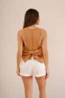 Musculosa crep moño grande "VANDY"