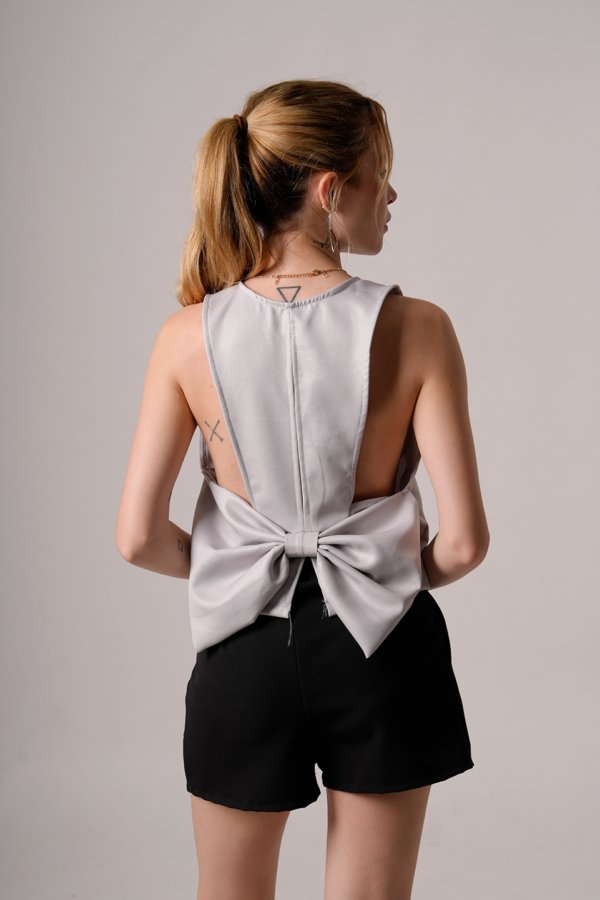 Musculosa sastrero foil "YURIA"