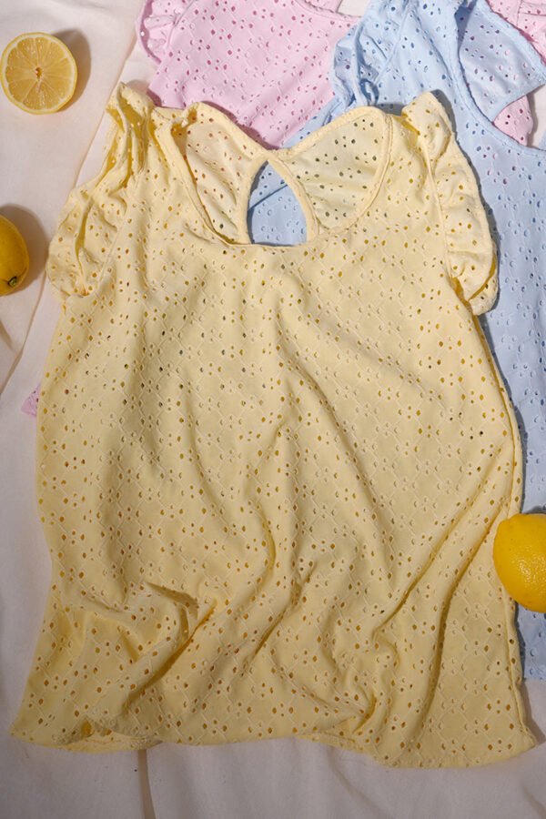 Musculosa con gota broderie punto "VECKY"