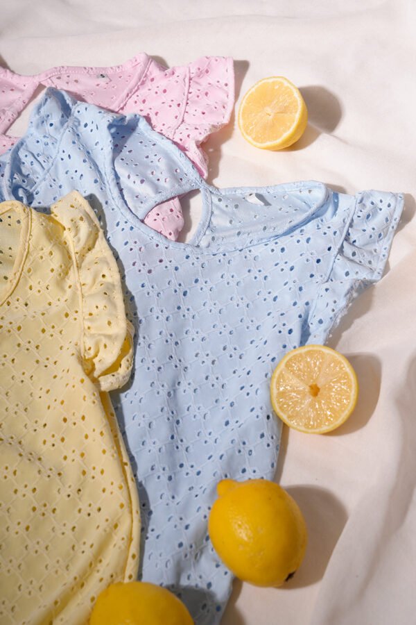 Musculosa con gota broderie punto "VECKY"