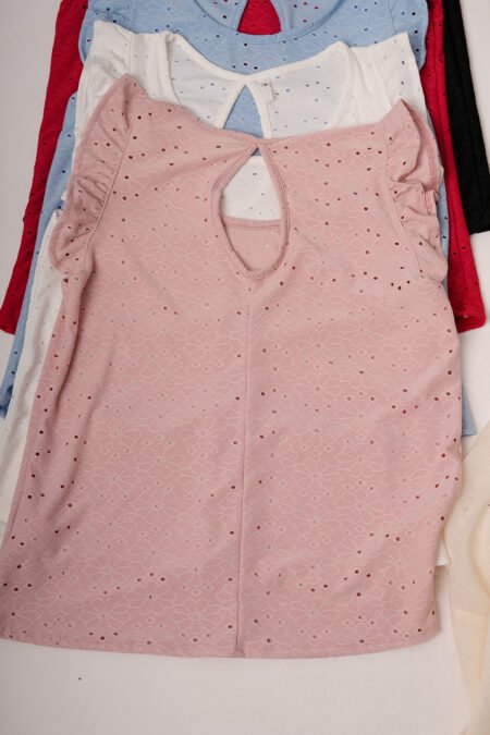 Musculosa con gota broderie punto "DALISA" - Imagen 4