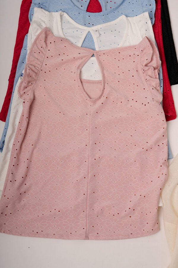 Musculosa con gota broderie punto "DALISA"