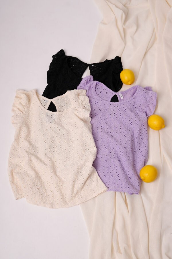 Musculosa broderie "DERY"