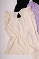 Musculosa broderie "DERY"