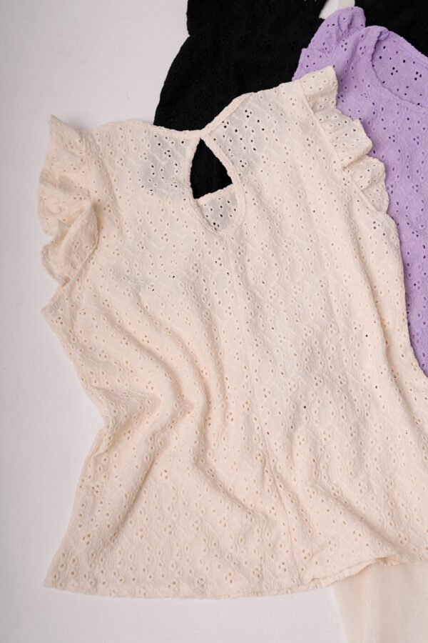 Musculosa broderie "DERY"