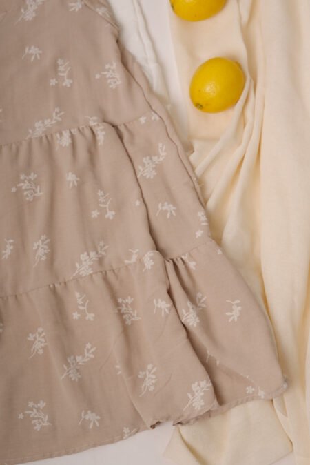 Solero doble volado cey broderie puffing "JOHANA" - Imagen 4