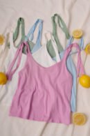 Musculosa lino para atar "BEGONIA"