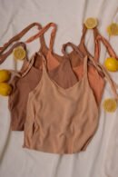 Musculosa lino para atar "BEGONIA"
