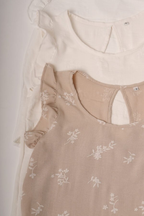 Musculosa gota cey broderie puffing "TIZIANA"