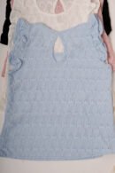 Musculosa con gota broderie crep "ELA"