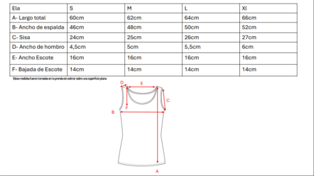 Musculosa con gota broderie crep "ELA" - Imagen 4
