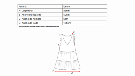 Solero doble volado cey broderie puffing "JOHANA" - Imagen 5