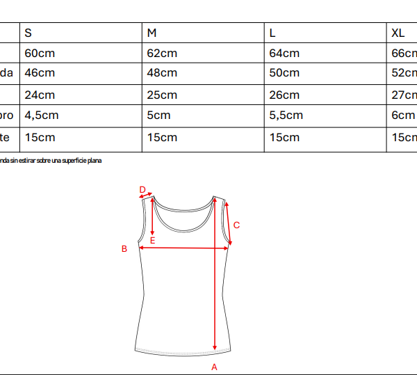 Musculosa con gota broderie punto "VECKY"