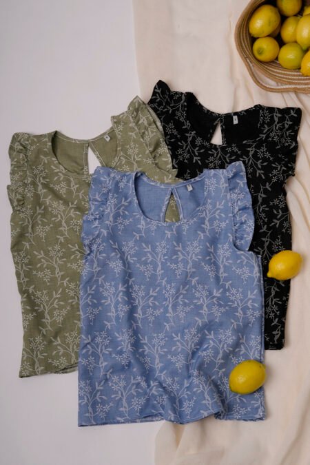 Musculosa gota lino twill puffing "TREGA"