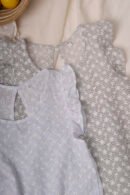 Musculosa Gota Poplin Con Broderie «MIA»