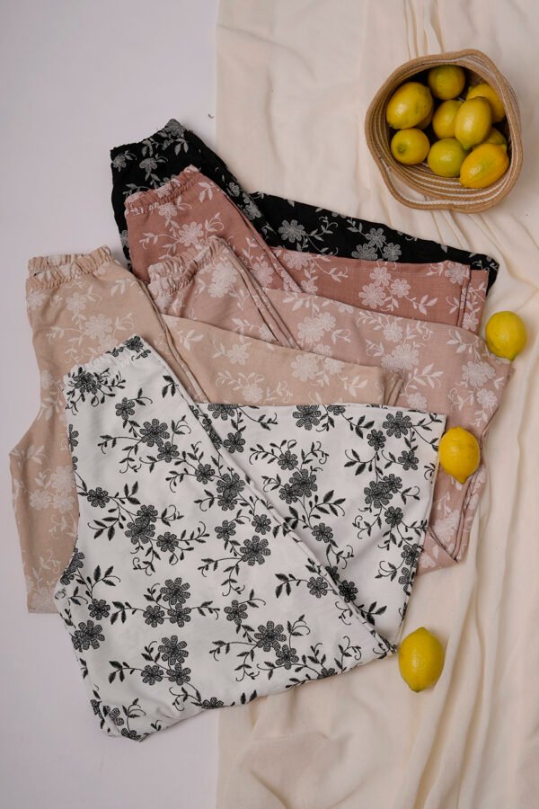 Palazzo lino twill puffing "KAIRA"