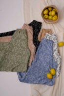 Palazzo lino twill puffing "SIGNAL"