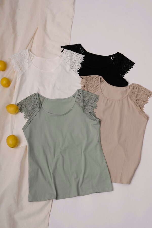 Musculosa bretel broderie "NATY"