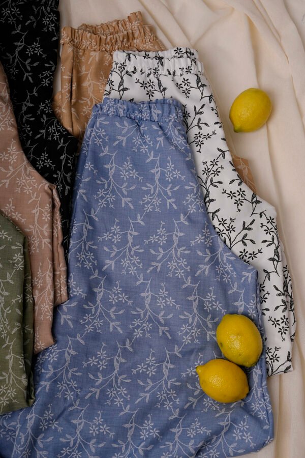 Palazzo lino twill puffing "SIGNAL"
