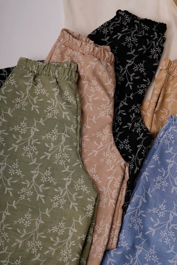 Palazzo lino twill puffing "SIGNAL"