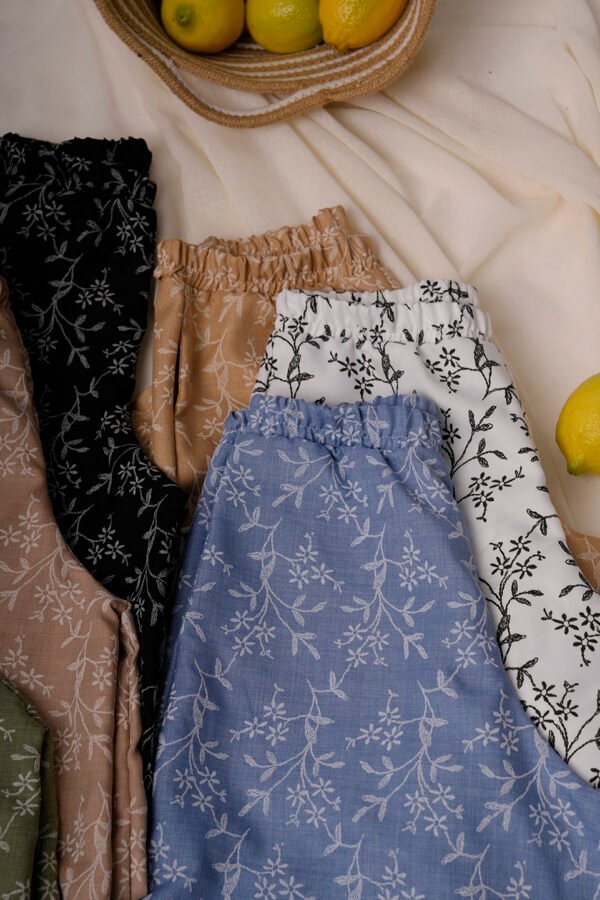Palazzo lino twill puffing "SIGNAL"