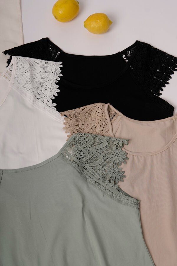 Musculosa bretel broderie "NATY"
