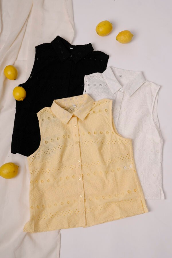 Camisa musculosa broderie "PANAL"