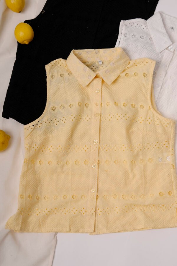 Camisa musculosa broderie "PANAL"