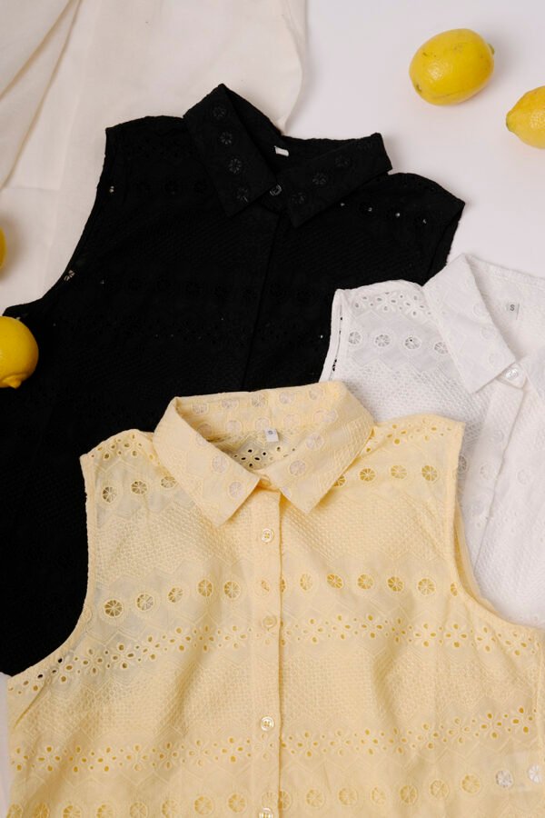 Camisa musculosa broderie "PANAL"