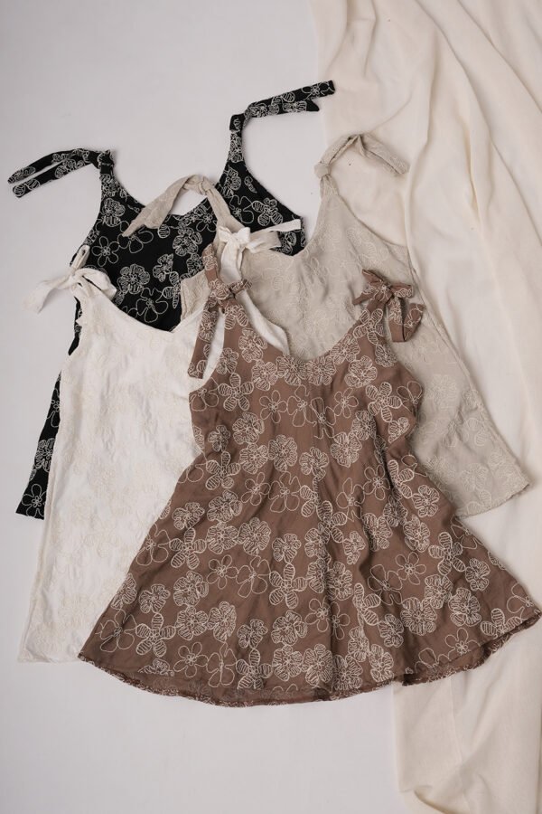 Solero para atar lino broderie "ALMA"