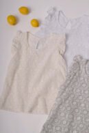 Musculosa Gota Poplin Con Broderie «FRIDA»