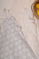 Musculosa Gota Poplin Con Broderie «FRIDA»
